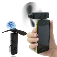 Mini Portable Dock Cooling Fan Gadgets For iPod Touch iPhone 4 4S 3GS Gen Black