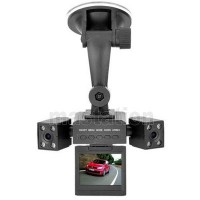 Dual Lens Vehicle Car Dashboard Night Vision Camera DVR Video Recorder H303